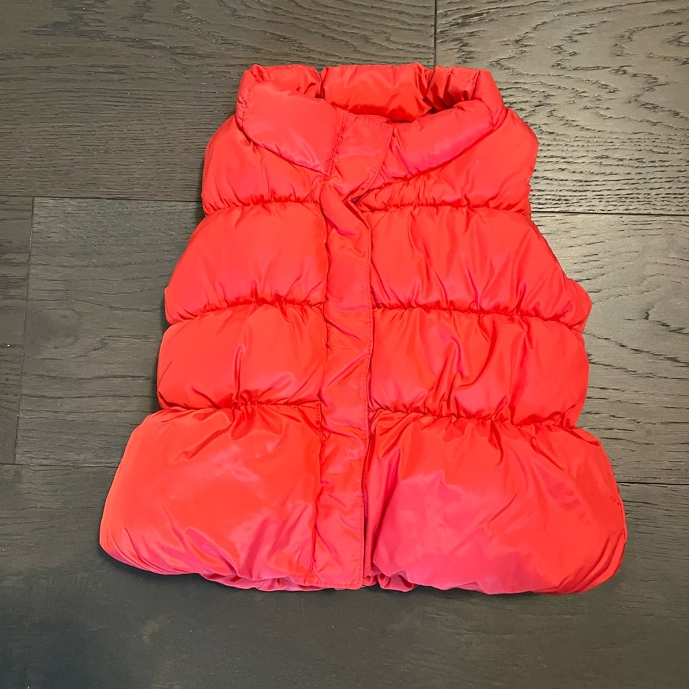 Baby gap orange unisex warmest vest 18-24M NWT